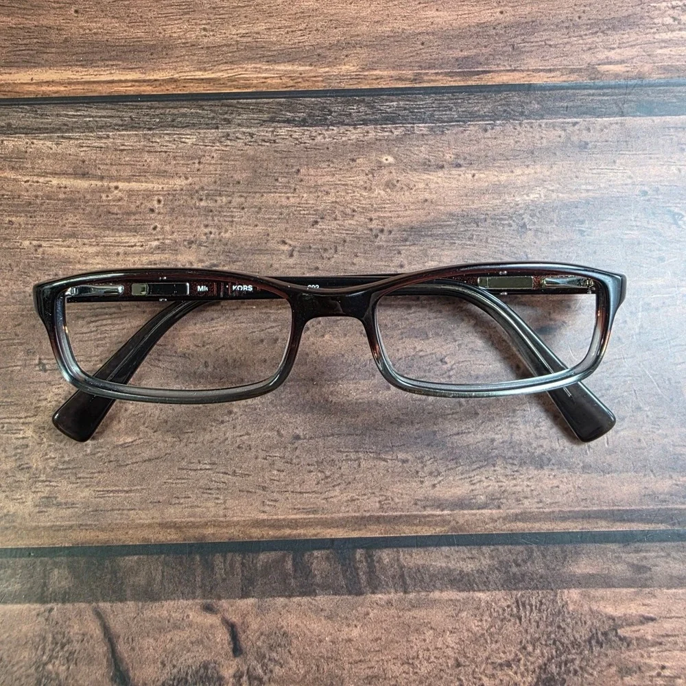 Michael Kors MK673 Rectangular Brown Gradient‎ Plastic Glasses 140mm